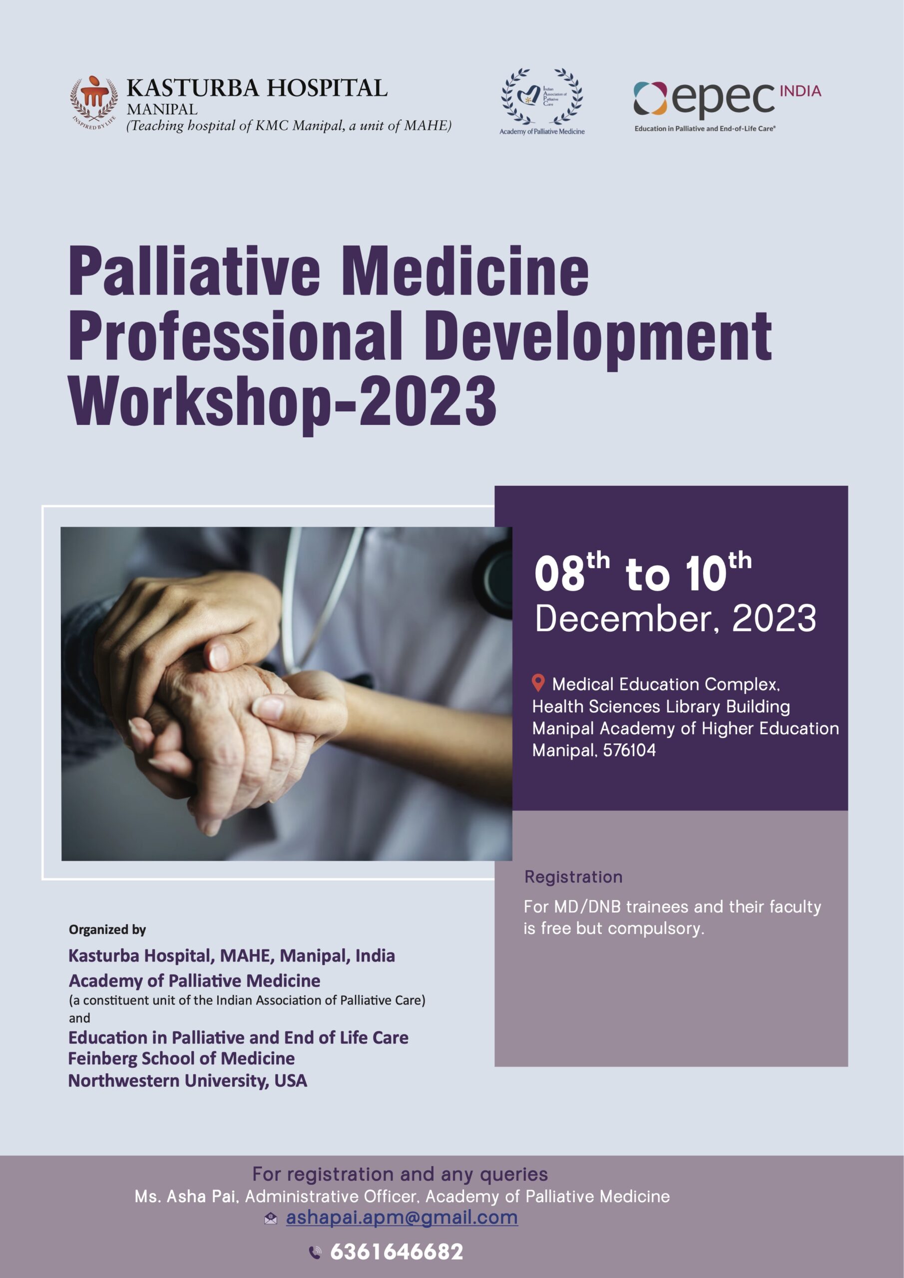 Palliative Medicine Professional Development Workshop-2023