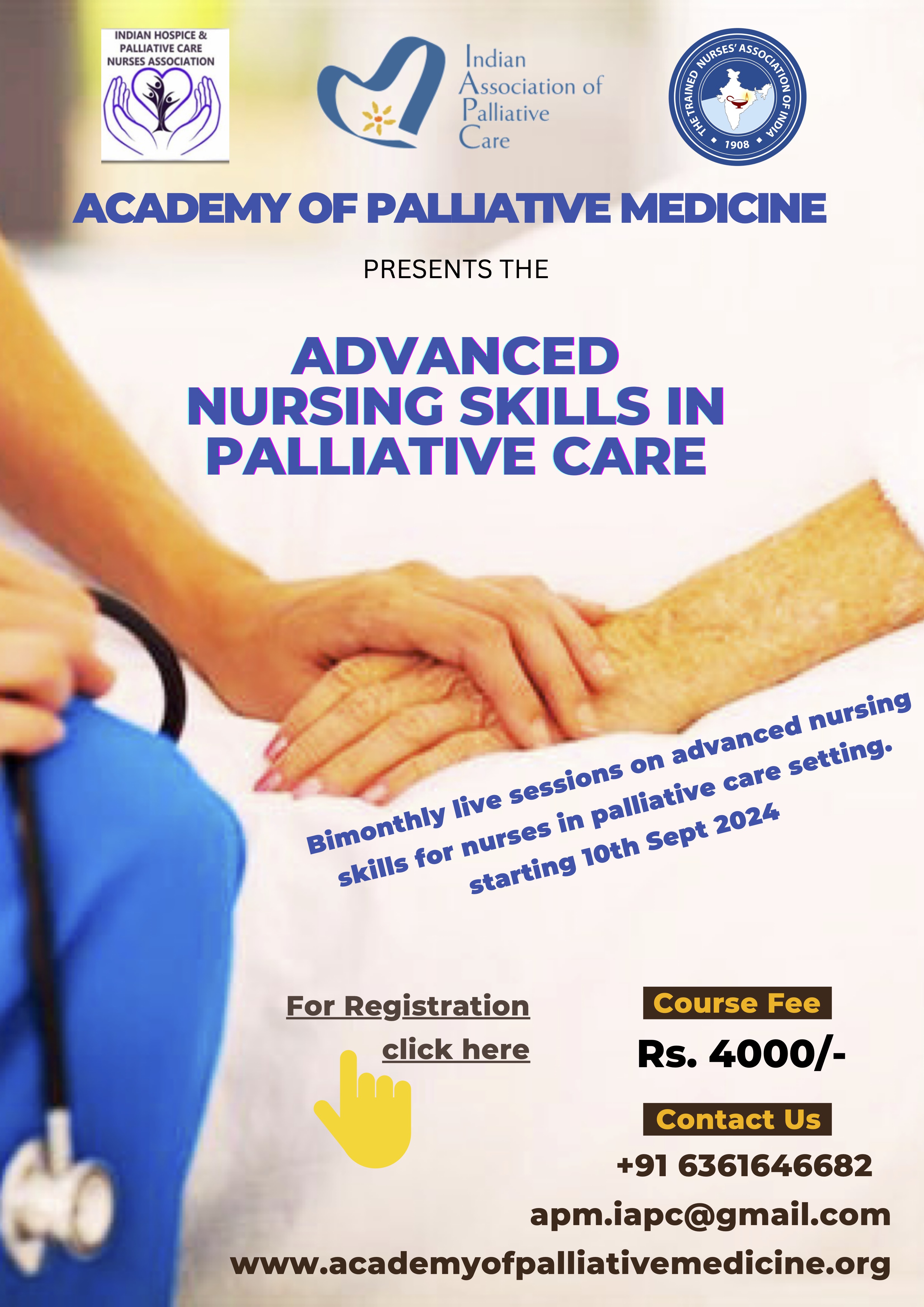 2024 Advanced Nursing Skills in Palliative Care Course